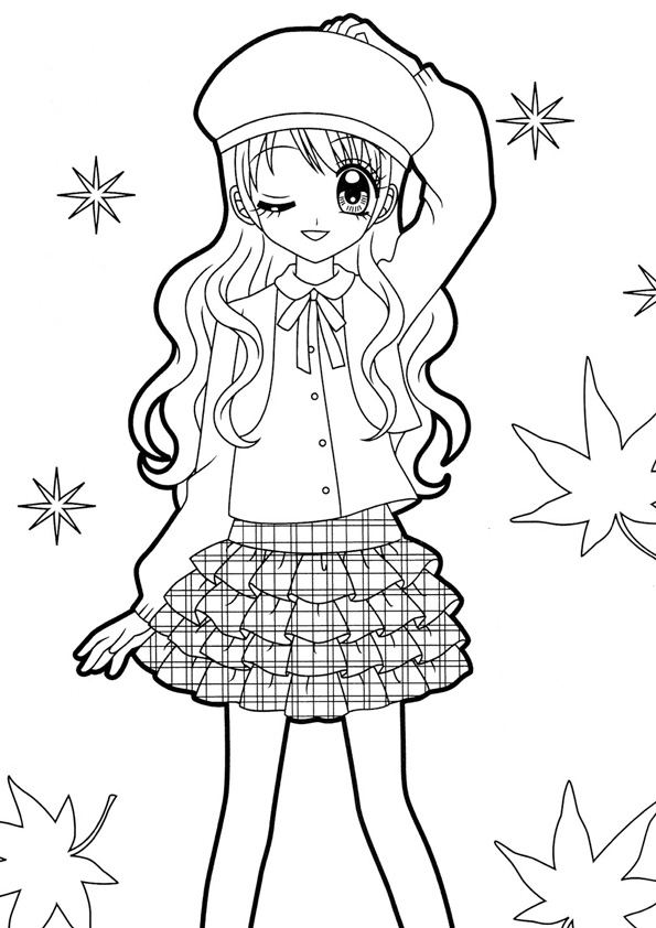 Anime Coloring Pages To Print For Free