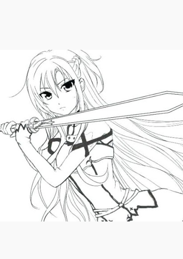 Coloring Pages  Free Printable Anime Coloring Pages for Kids