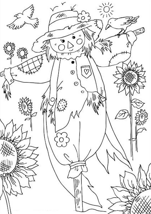  Coloring  Pages  Autumn  Coloring  Pages 