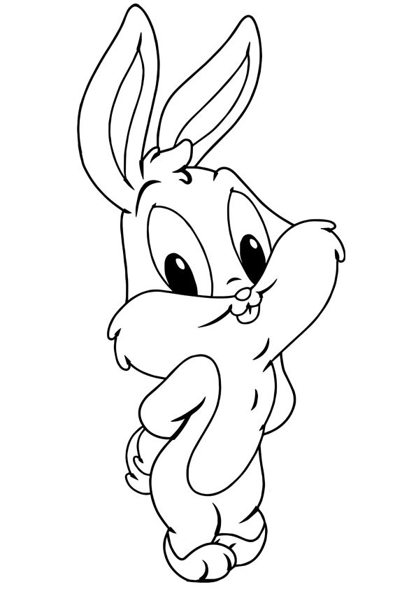 coloring pages  awesome baby bugs bunny coloring page