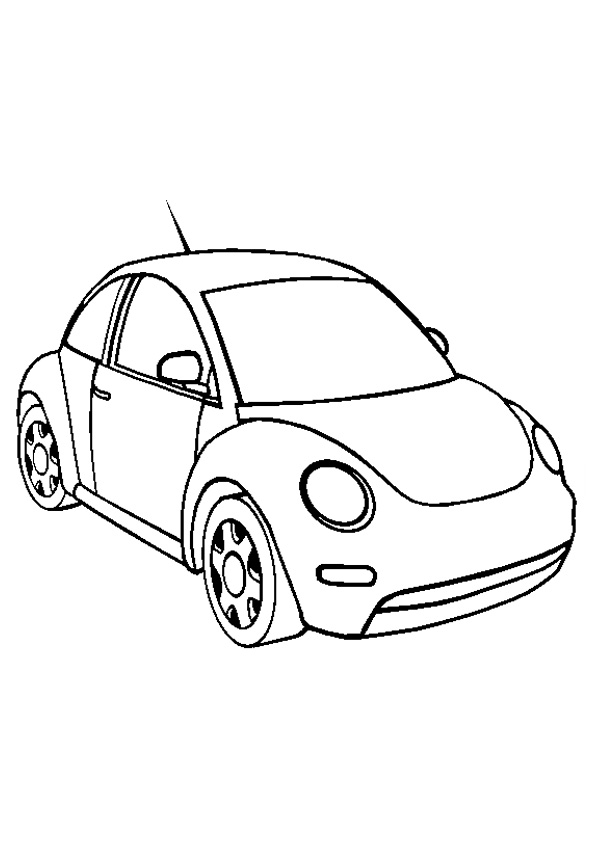 Coloring Pages | Small Car Coloring Pages for Kids