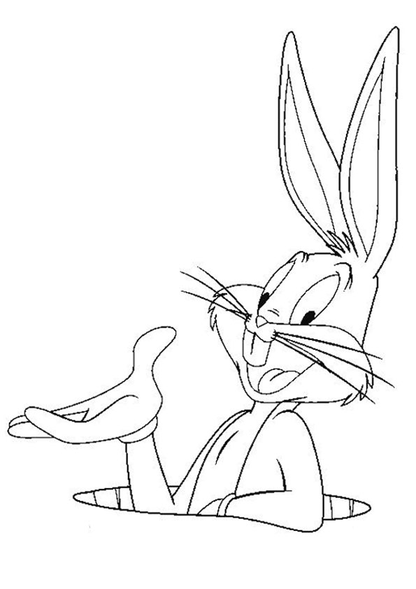 coloring pages  printable bugs bunny coloring page