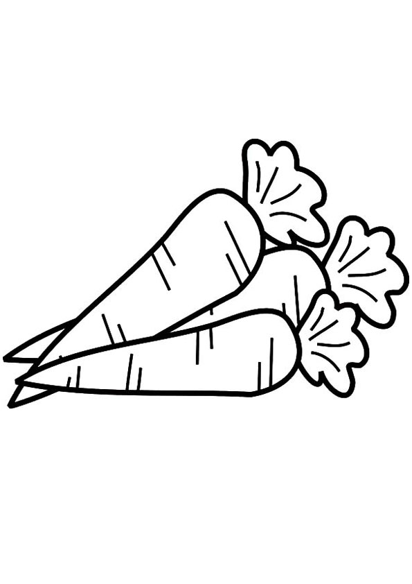 Coloring Pages | Carrot Coloring Page