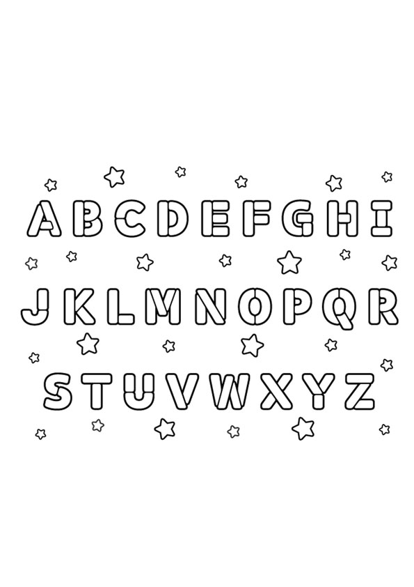 Coloring Pages | Coloring Page Alphabet