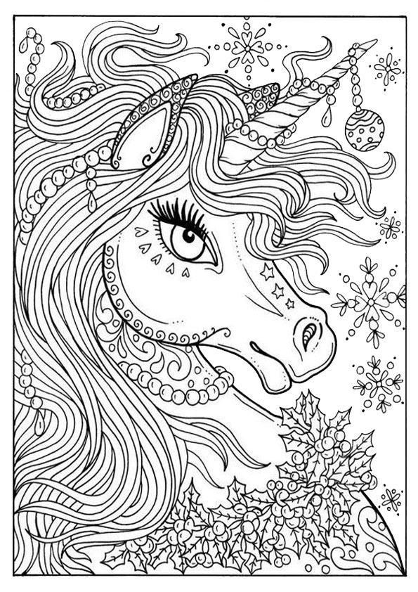 Coloring Pages | Cute Unicorn Coloring Pages for Adult