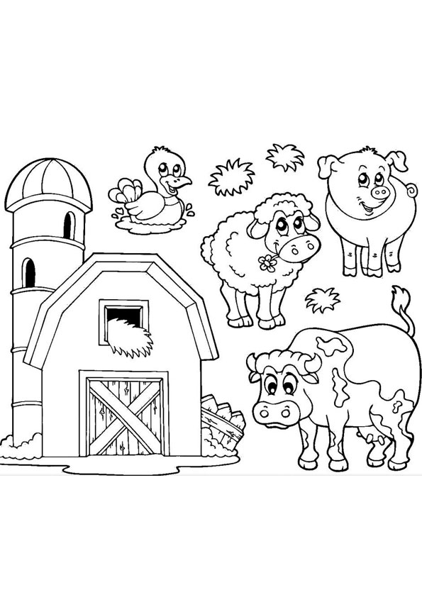 83 Coloring Pages Domestic Animals  HD