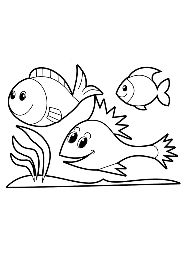 Fish Coloring Page coloring page