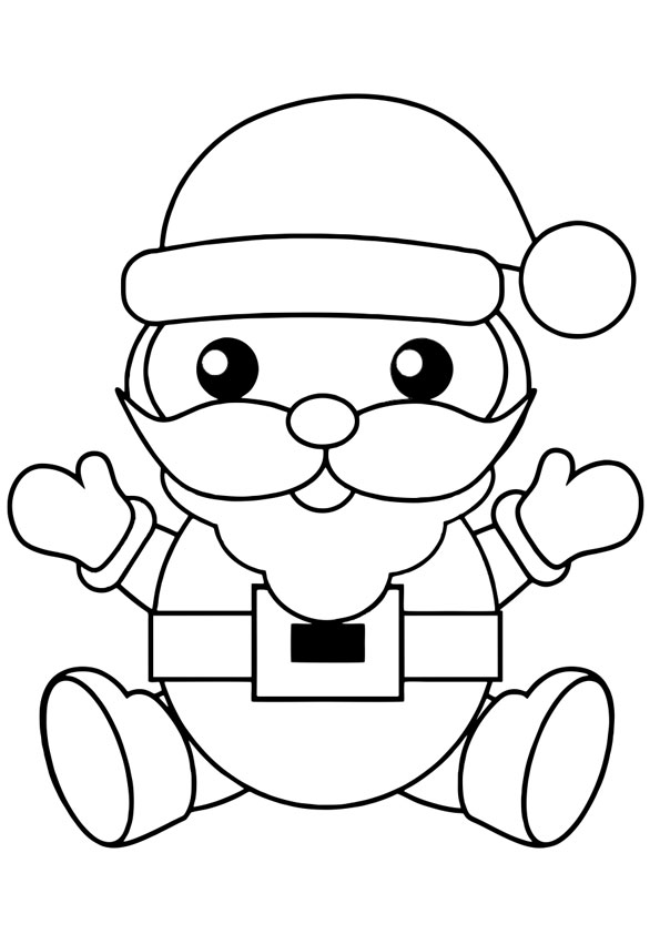 Christmas Anime Girl Coloring Page | Easy Drawing Guides