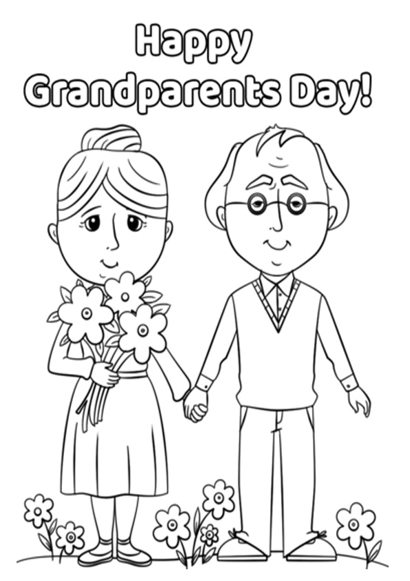 Coloring Pages | Grandparents Day Coloring Pages