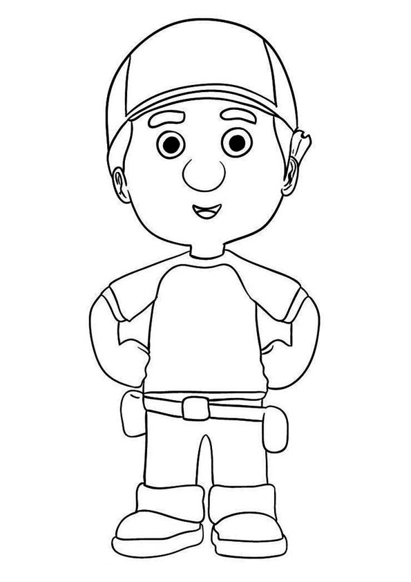 free printable handy manny coloring pages