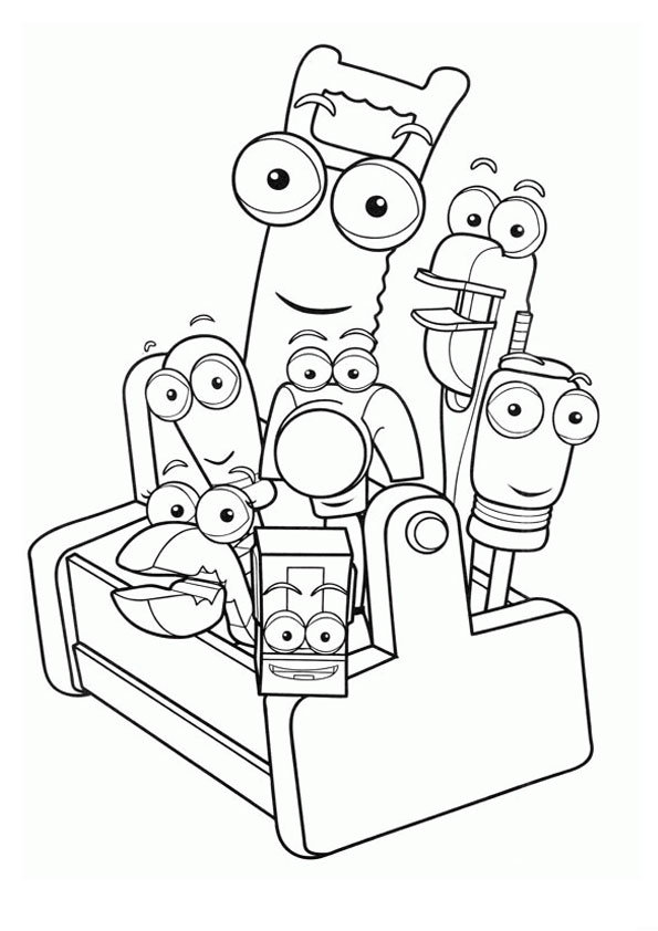 Handy Manny Tools Coloring Pages Handy Manny Tools Coloring Pages