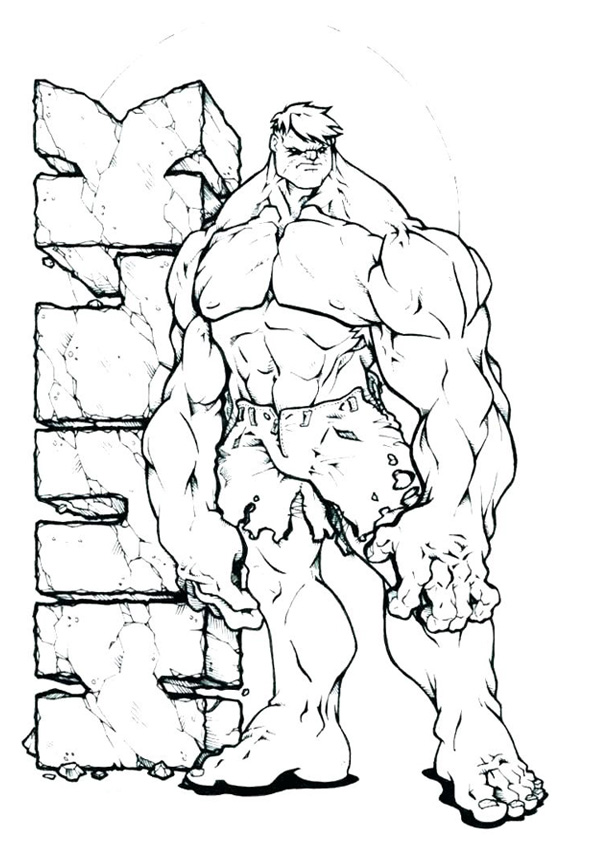 Hulk Coloring Pages  110 Best Images Free Printable  Raskrasilcom