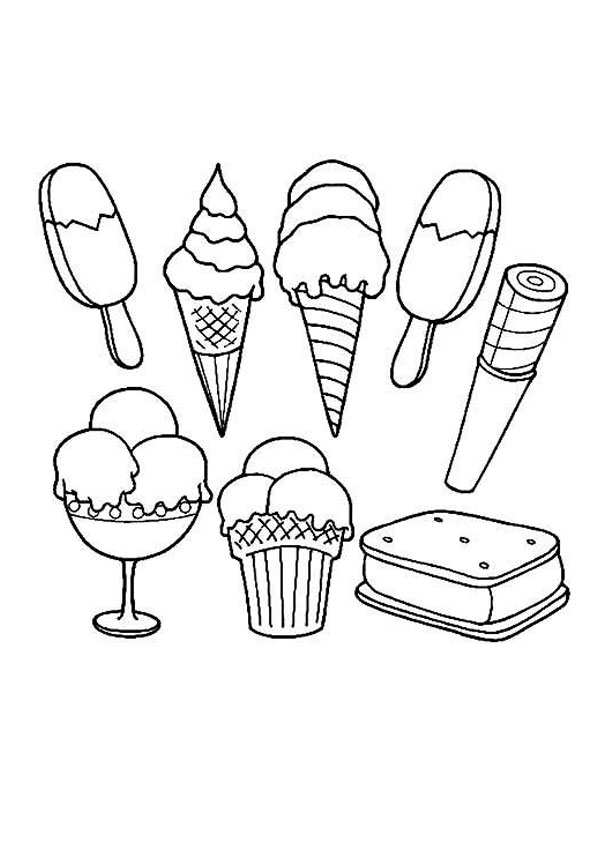 Download Coloring Pages Printable Ice Cream Coloring Pages
