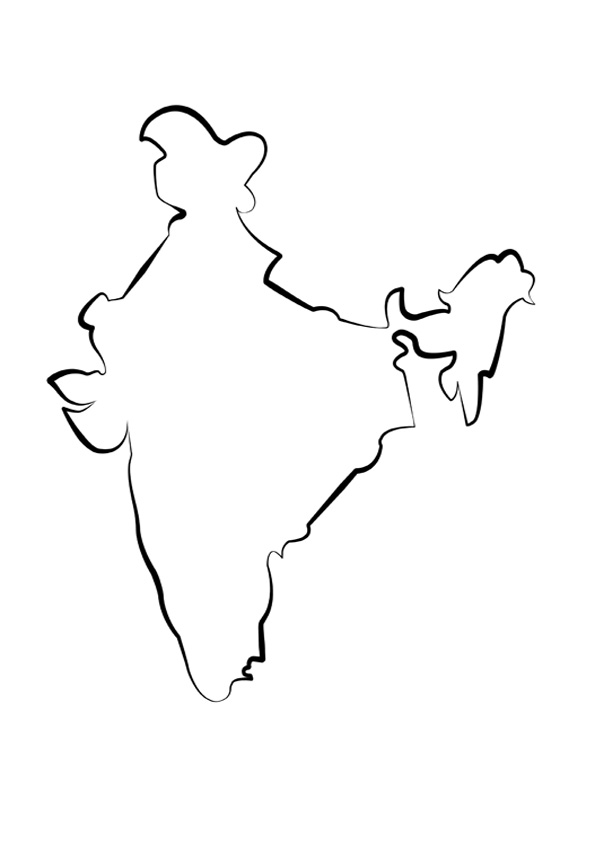 Top 165+ india map drawing for kids best