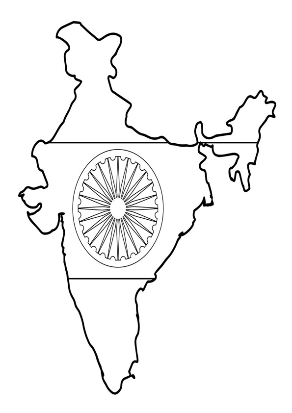 India Map Coloring