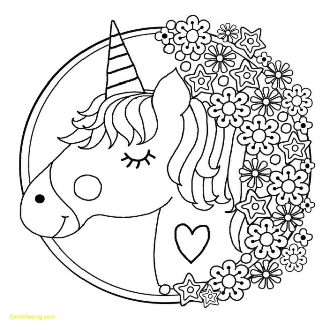 Coloring Pages | Intricate Design Unicorn Coloring Pages