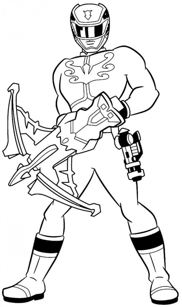 coloring pages mighty morphin power rangers coloring page