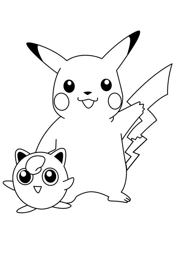 Pokemon Characters Coloring Pages Printable for Free Download