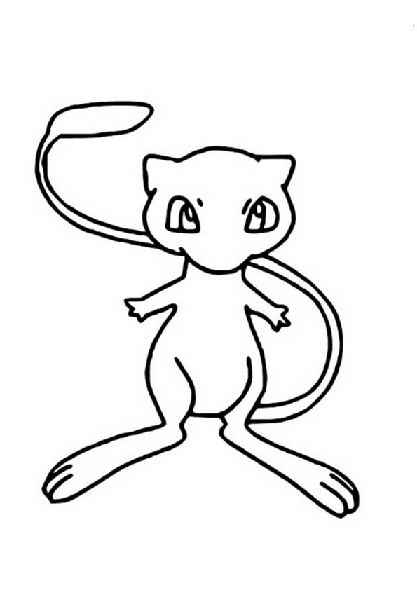 mew pokemon coloring page – Having fun with children