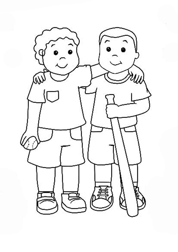 Best Friends Coloring Pages - Best Coloring Pages For Kids