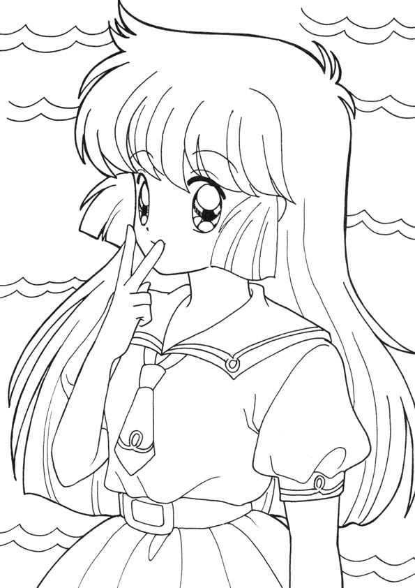 Coloring Book Online Anime - 198+ DXF Include - Free SVG Cut Files for