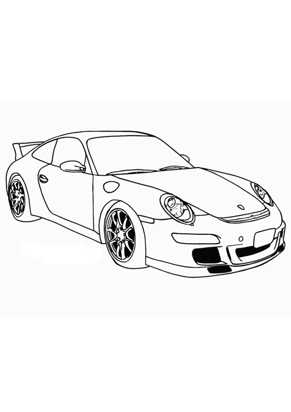Coloring Pages | Racing Car Coloring pages for Kids