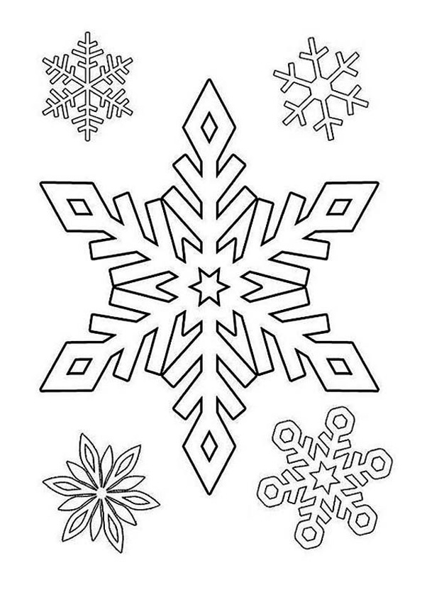 Coloring Pages | Snowflake Coloring Page