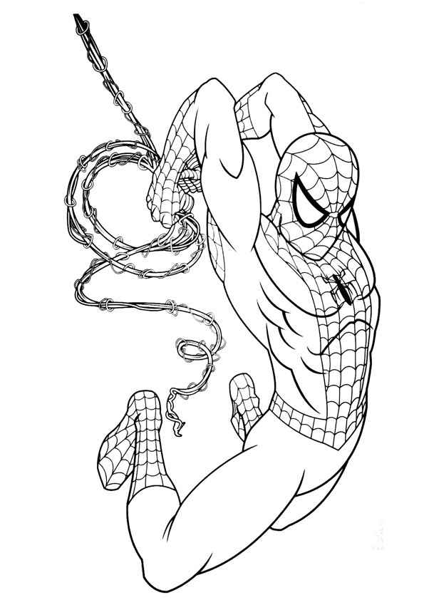 480 Collections Spiderman Bike Coloring Pages Best