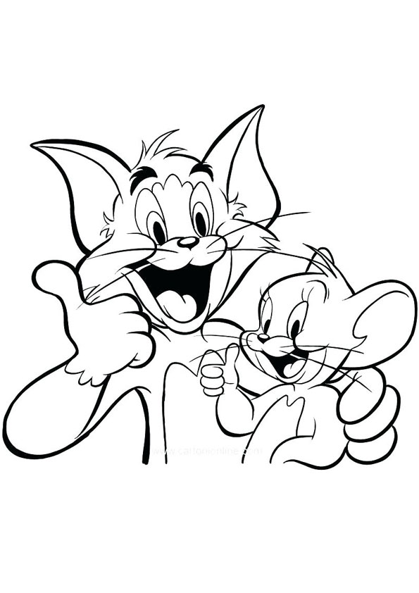 Tom Coloring Pages