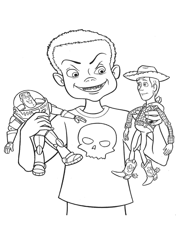 Toy Story Coloring Pages for Kids coloring page