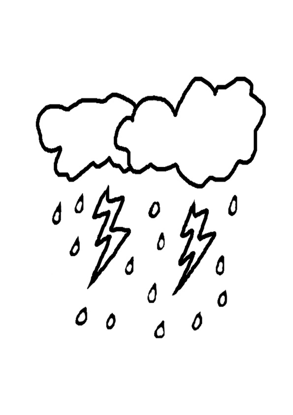 Download Coloring Pages | Windy Weather Coloring Pages