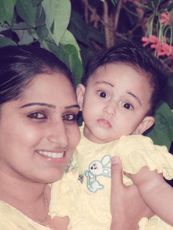 Neeraja (Mom)& Eva Neeraja (Mom)& Eva