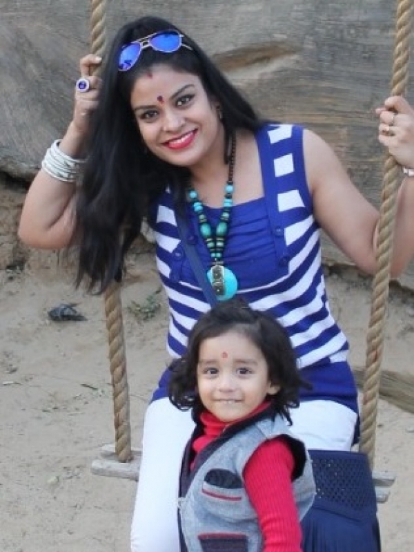 Parul (Mom)& Aarav Parul (Mom)& Aarav