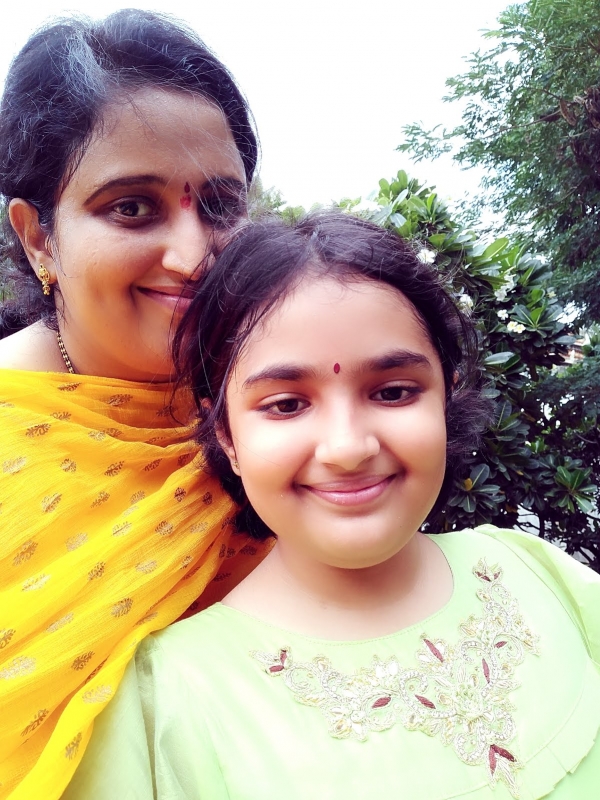 Anupama (Mom)& Harshita