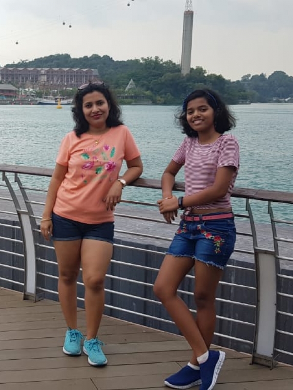 Snigdha (Mom)& Arya Snigdha (Mom)& Arya
