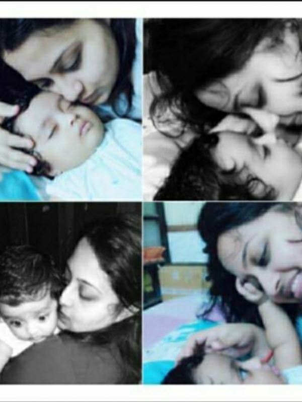 poonam (Mom)& Advik poonam (Mom)& Advik