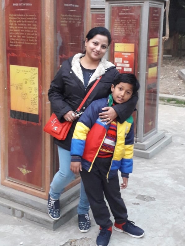 Ritika (Mom)& Aryav Ritika (Mom)& Aryav