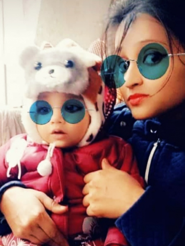 Indu (Mom)& Sanvi Indu (Mom)& Sanvi