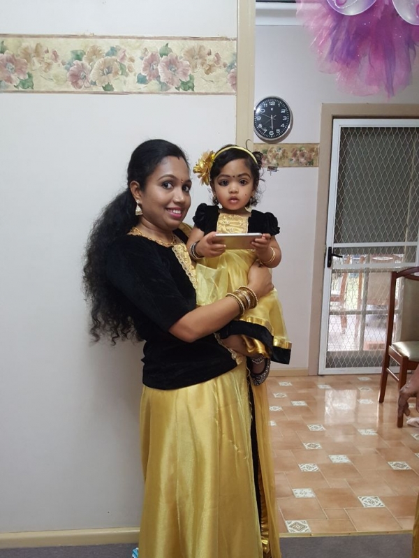 Akhila (Mom)& Akshara Akhila (Mom)& Akshara