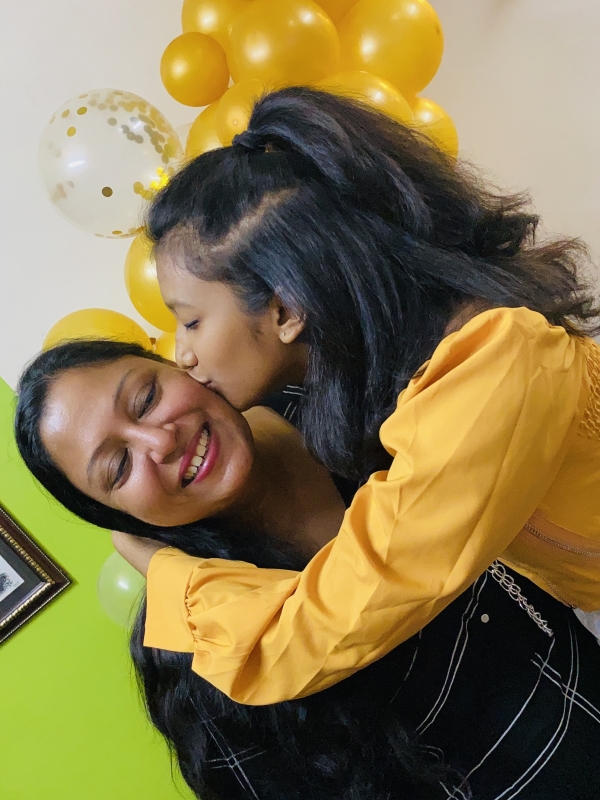Monika (Mom)& Vidhi Monika (Mom)& Vidhi