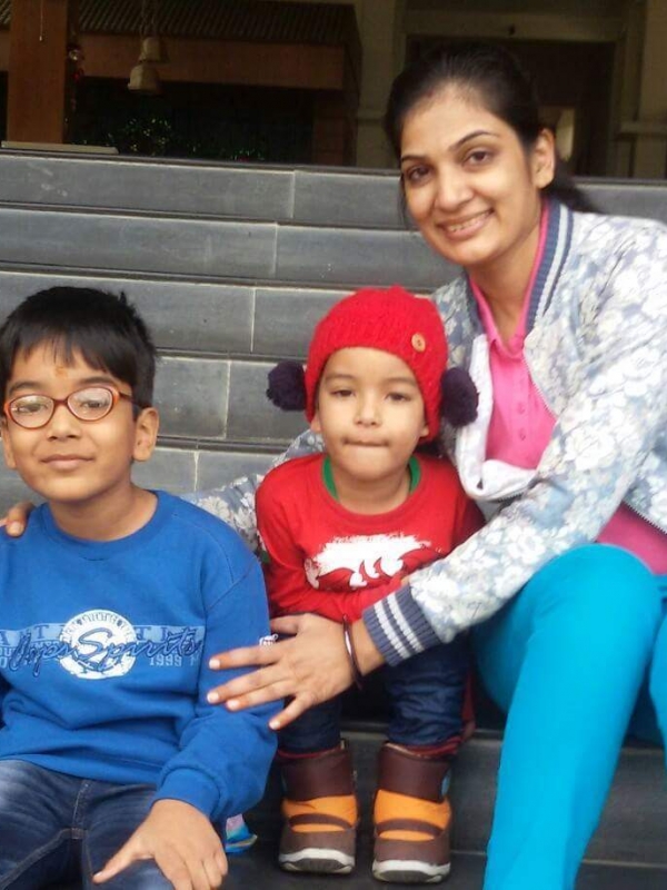 Priya (Mom)& Devansh