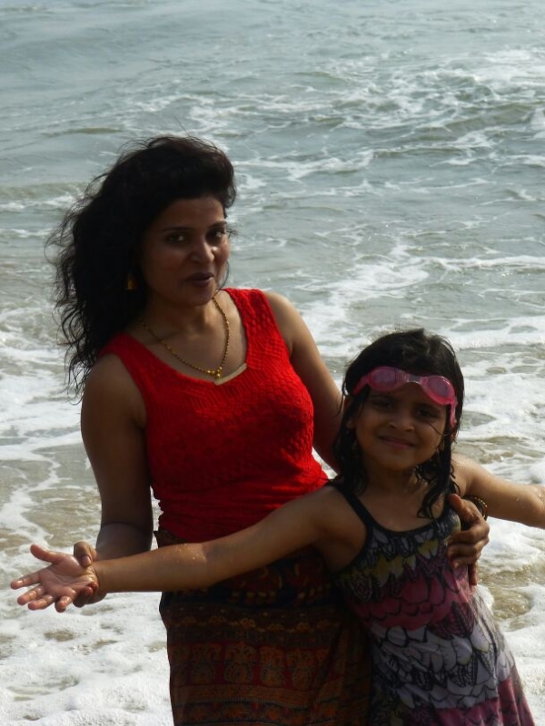 Rosy (Mom)& Palak