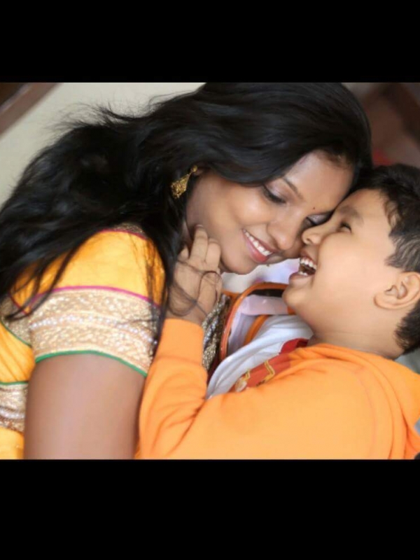 Shalini (Mom)& SidhRakshith Shalini (Mom)& SidhRakshith