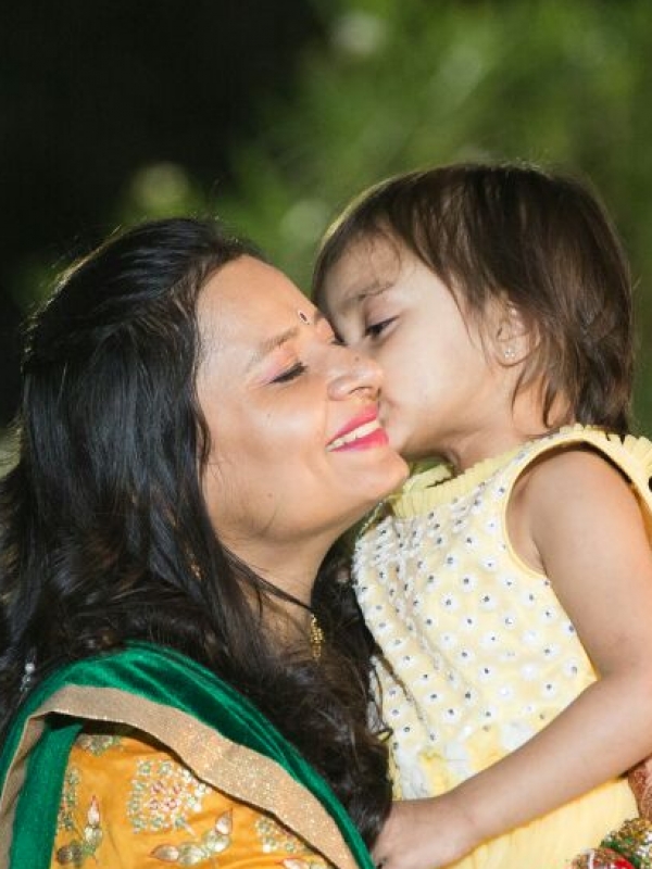 Nisha (Mom)& Vritee Nisha (Mom)& Vritee