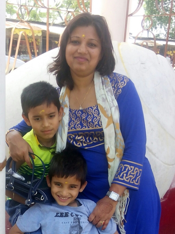 Shweta (Mom)& Naman