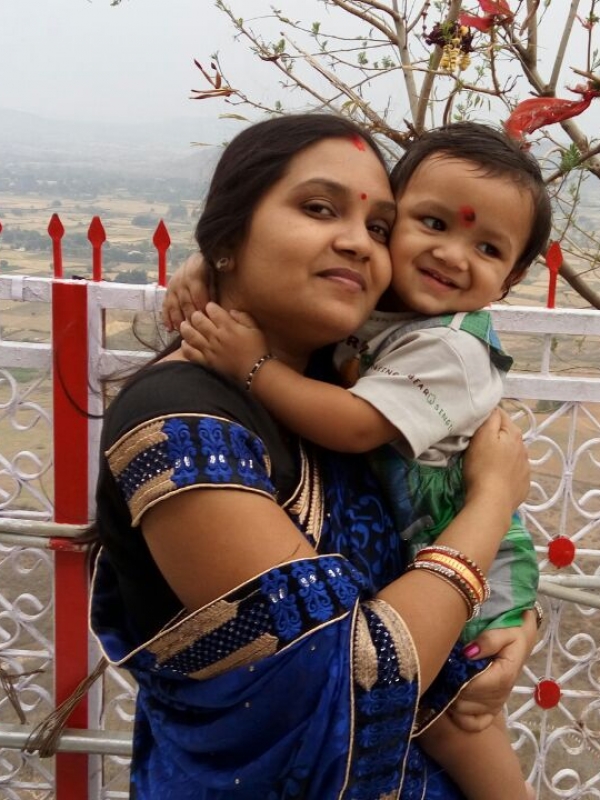 Bandita (Mom)& ATHARV Bandita (Mom)& ATHARV