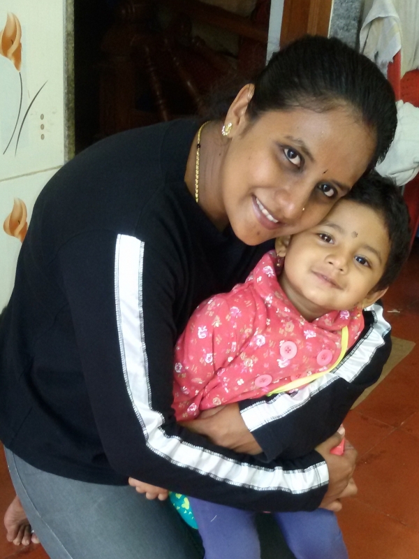 Supriya (Mom)& Janavi