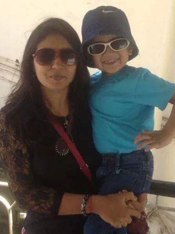 Deepali (Mom)& Dhyan Deepali (Mom)& Dhyan