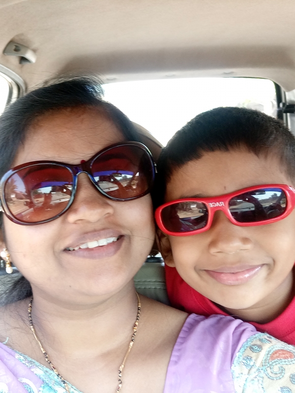 Neeta (Mom)& Saharsh Neeta (Mom)& Saharsh