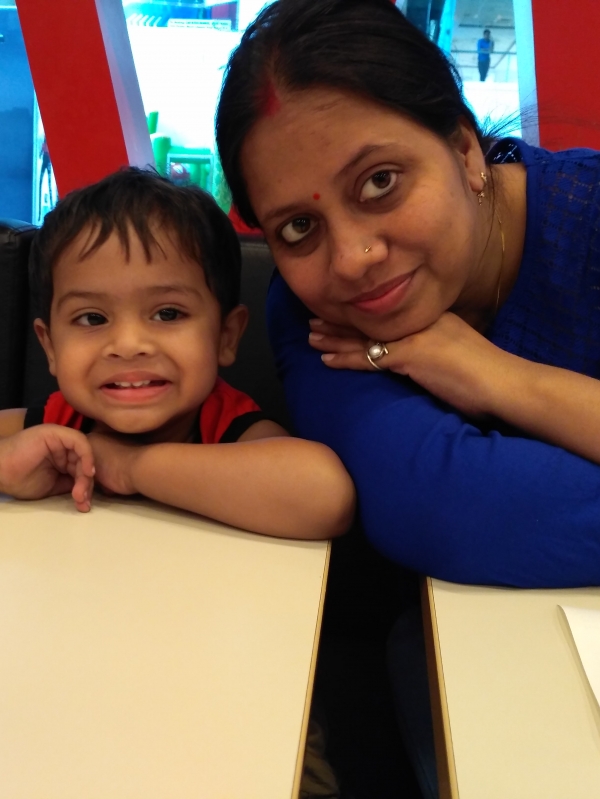 Ankita (Mom)& Kiaan